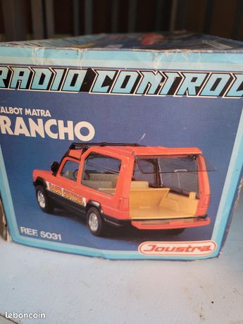 Rare Voiture Radio-commandée JOUSTRA - Talbot Matra Rancho 1981 - En Boîte - Bon état
