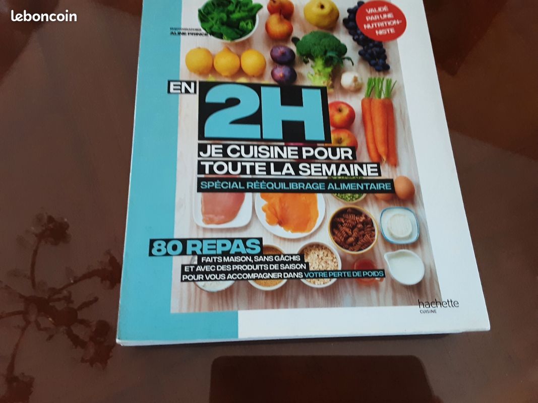 SPECIAL RÉÉQUILIBRAGE ALIMENTAIRE VALIDE PAR UNE NUTRITIONNISTE 2 H de CUISINE POUR TOUTE LA SEMAINE VENDU 8e50 ACHETE 24E 95 EN PARFAIT ETAT (image 7)