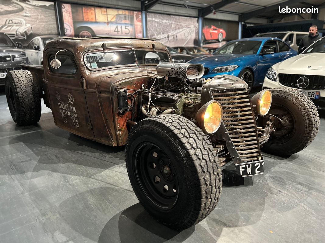 Chevrolet Rat Rod Hot Rod V8 5.7 350 CI 250 CH Boite Automatique 2 Places Carte Grise Collection 1955 (image 3)