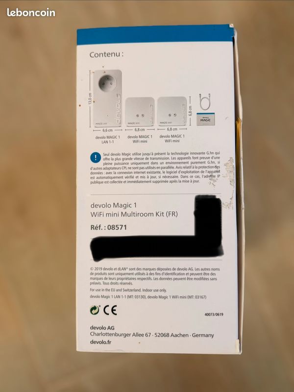 Kit CPL Wifi Mini Devolo Magic - Neuf (image 5)