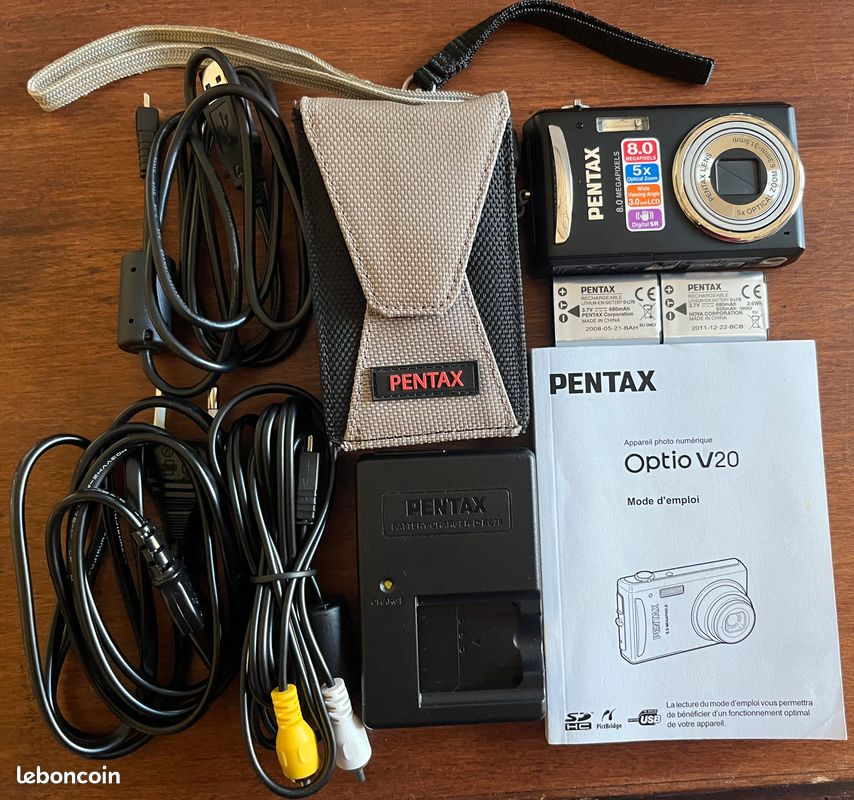 HOT Zoom Pentax Optio V20 Appareil Photos Numérique PENTAX