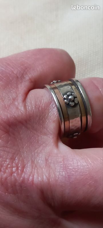 Evan | Bague Or et Argent multi anneaux Evan | Bague Or et Argent multi anneaux