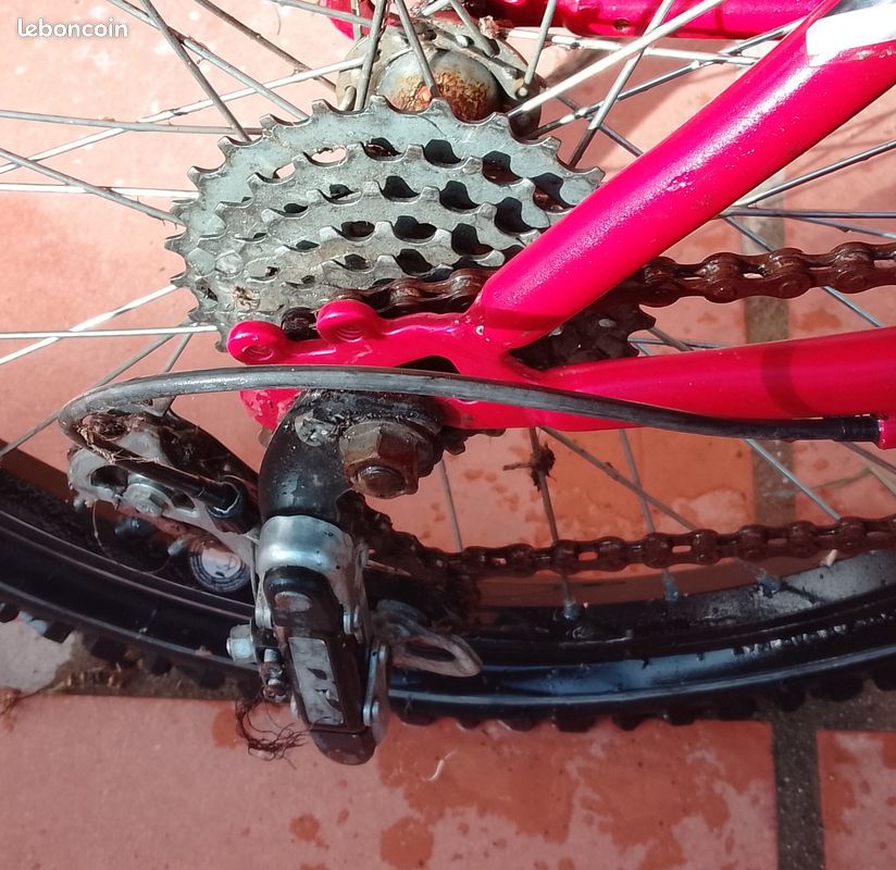 Vélo enfant VTT R-BIKE RANGE 20 - 6 vitesses - bon état mais pneus à plat (image 5)