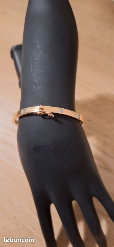 Bracelet rigide en or rose 18K – 6,85 g (image 3)