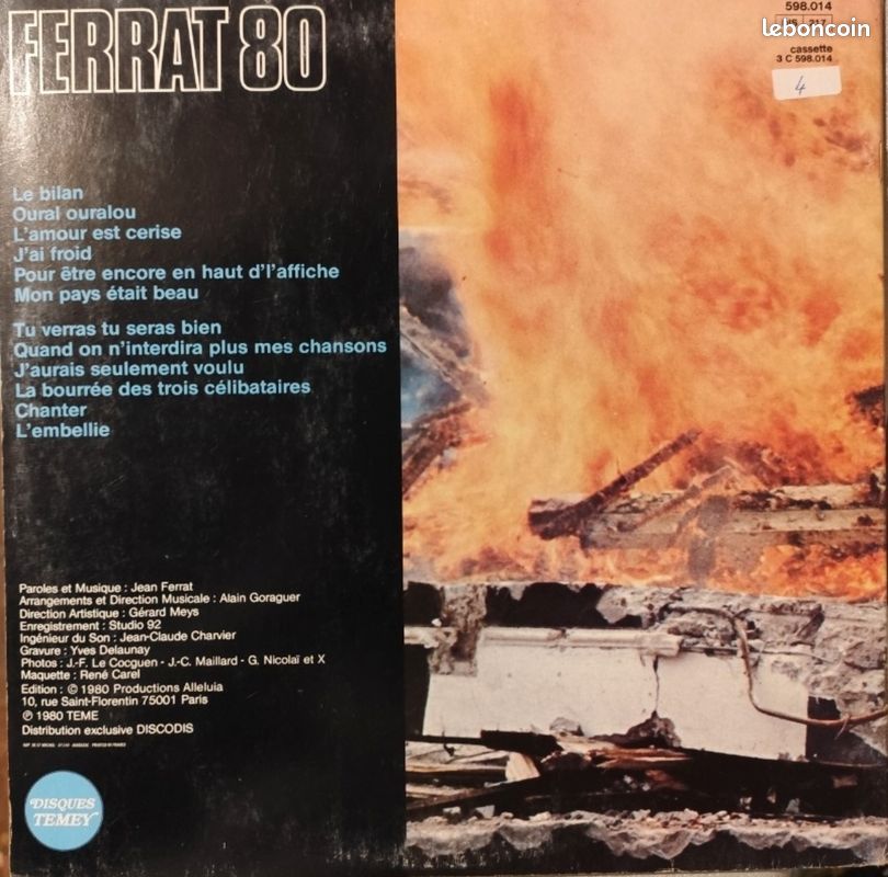 Lot de vinyles de Jean Ferrat (image 5)