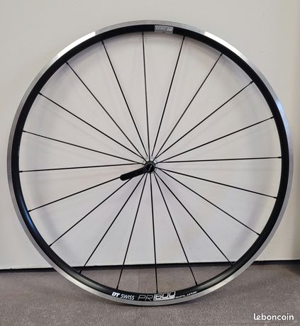 Roue avant DT Swiss PR 1600 Spline 23 700C 9x100 à patins – Neuve | CRO