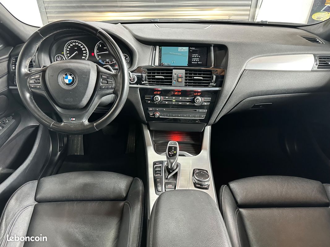 Bmw x4 3.0 d 260 x-line xdrive bva - toit ouvrant - affichage tete haute - origine france (image 17)