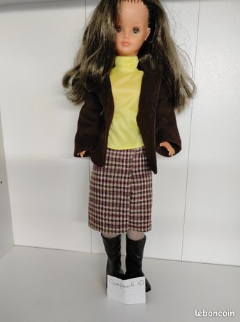 Tenue Vintage Pour Poupée Nathie Ou Cathie Bella - Année 1983