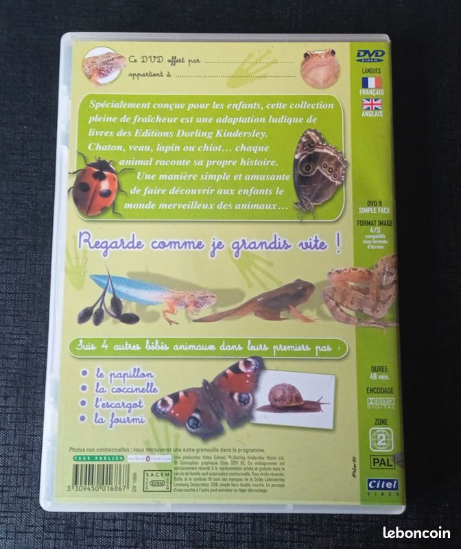 DVD Regarde-moi grandir...La Grenouille (image 2)