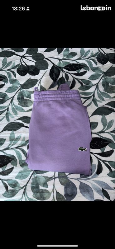 Survêtement Lacoste violet Vêtements