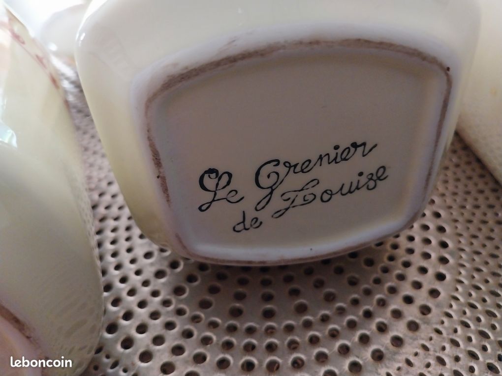 Service à épices Le Grenier De Louise – Déco Cerise – Céramique Beige
