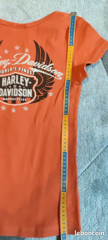 T-shirt femme Harley Davidson taille M (image 2)