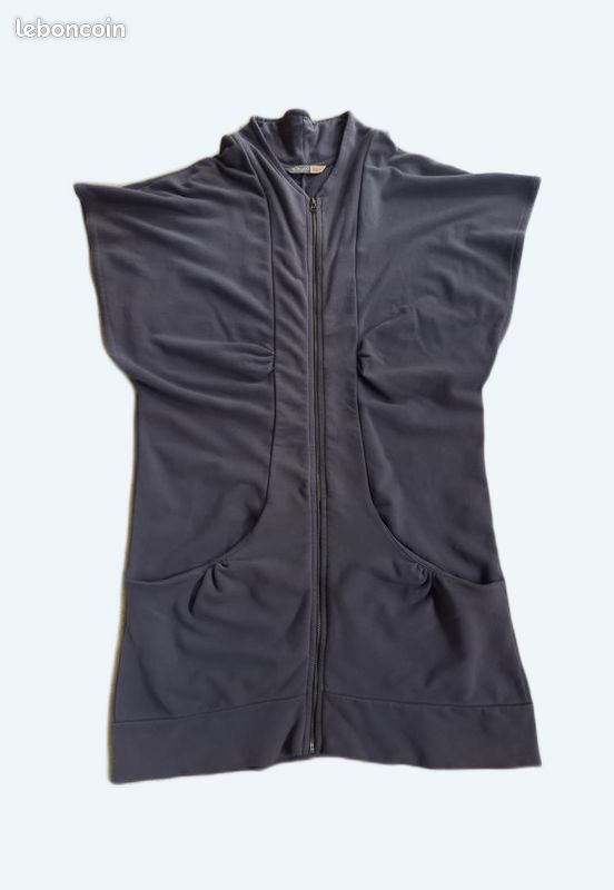 Gilet sans manches gris foncé Ekyog Vêtements