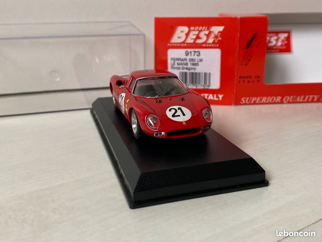 Ferrari 250 LM vainqueur 24h du Mans 1965 1/43 Best Model - Collection