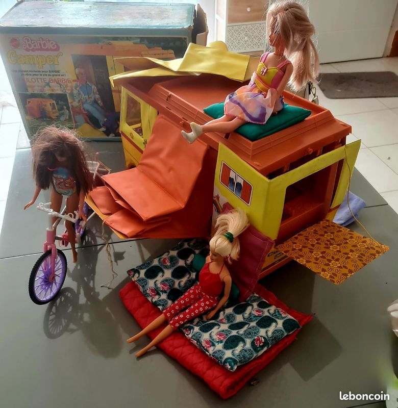 Barbie Camping-car 1970 CAMPER Mattel Van Vintage (image 4)