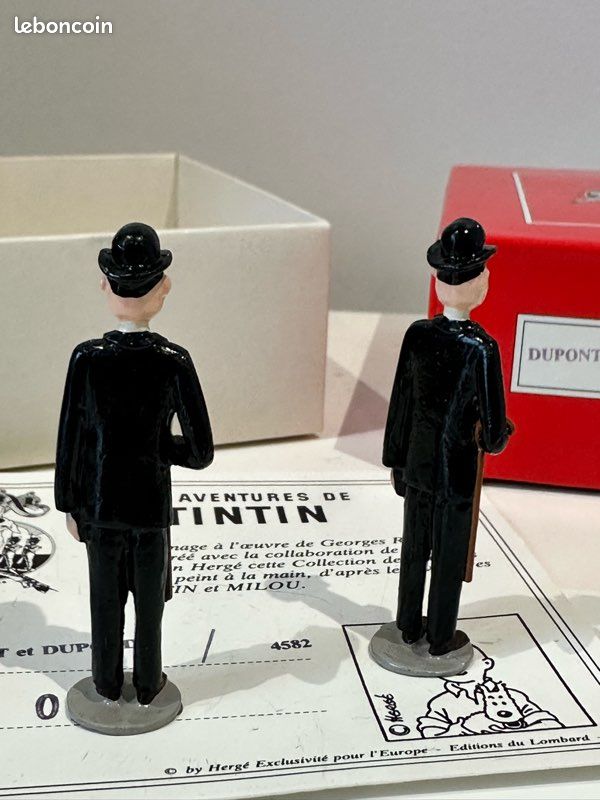Figurine Pixi 4514 - Tintin - Dupont et Dupond - Le Crabe aux Pinces d'Or