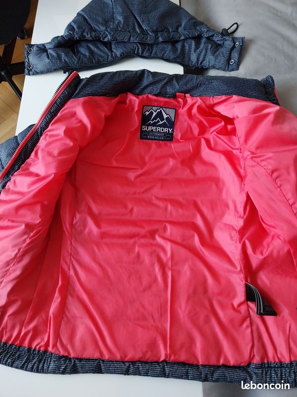 Veste Superdry Doudoune Superdry Rouge Femme Doudoune Femme