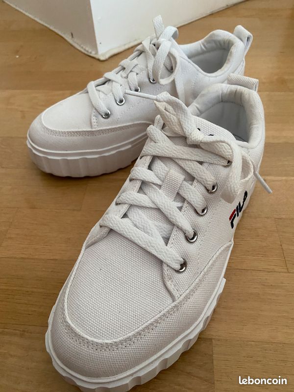Basket FILA sandblast blanche neuve (image 2)