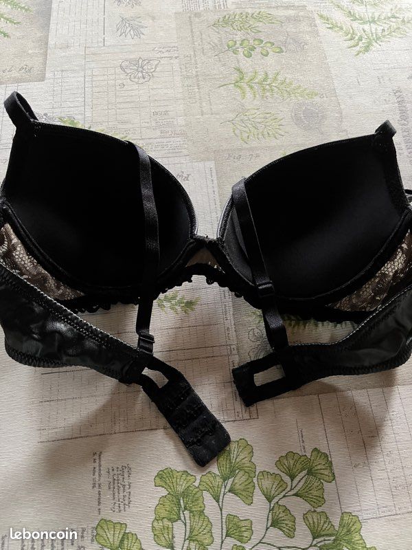 Ensemble noir Aubade Cuir de Rose 90B / 38 (image 5)