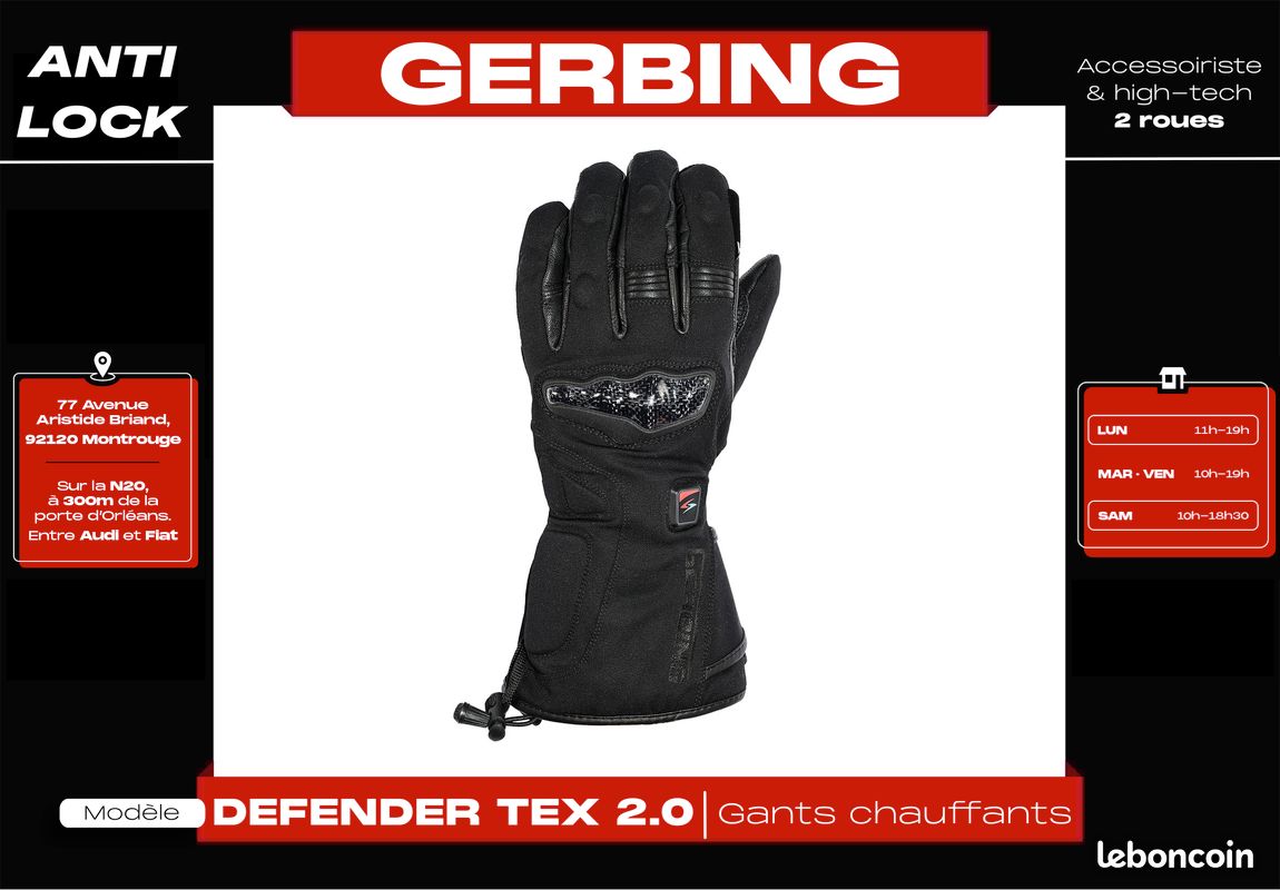 Ski Gant Racer Chauffant Heated Gloves Gants Chauffants Gerbing