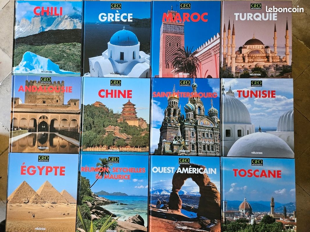 Geo decouverte Cuba Vietnam Maroc Grece Chili Saint Petersbourg Tunisie Toscane Ouest Americain Chine Andalousie Egypte Reunion Seychelles Ile Maurice (image 1)