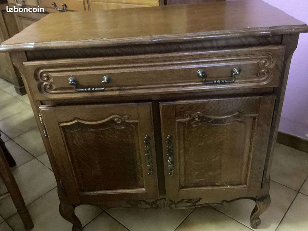 Meuble télé en chêne à retirer sur place (image 1)