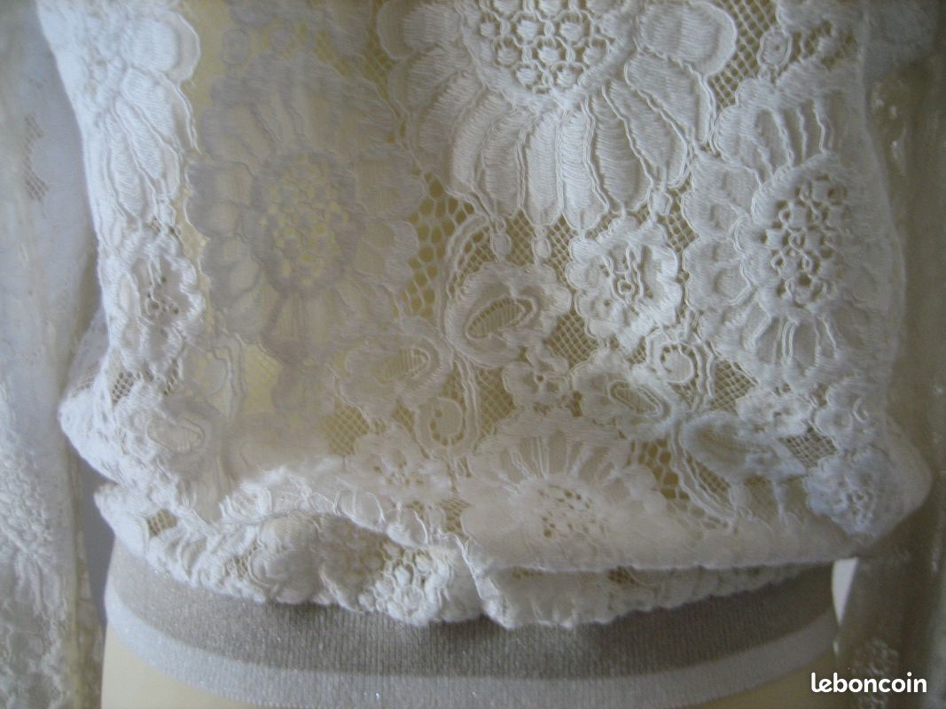 Blouson/Blouse Scarlet Roos dentelle blanche T: 2/38use (image 7)