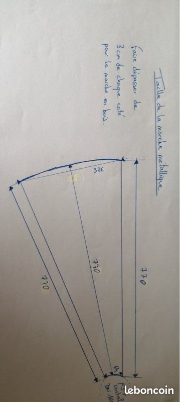 15 marches en bois pour escalier en colimaçon (image 3)