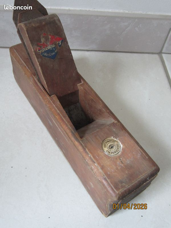 Lot De 3 Anciens Rabots à Bois Goldenberg N°99 – Outillage Bois Décoratif France