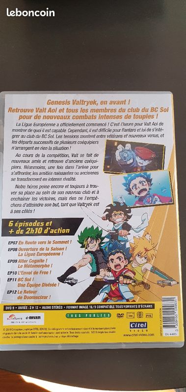 DVD Beyblade Burst Évolution / vol 2 / en route vers le sommet (image 2)