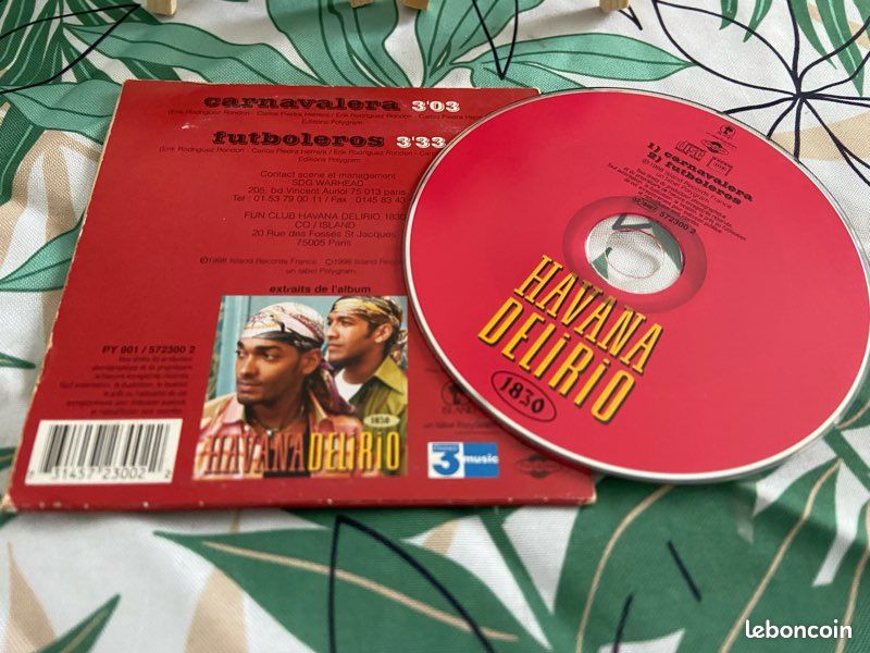 CD 2 titres Havana Delirio - Carnavalera (image 2)