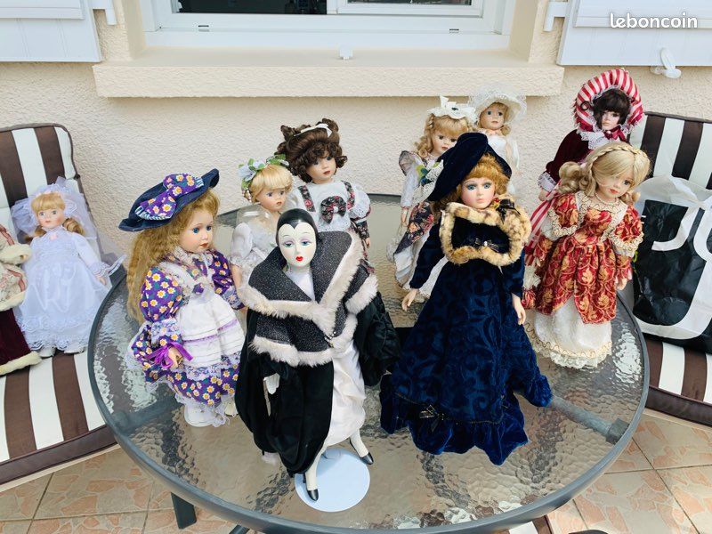 Lot de poupées en porcelaine neuves (image 2)