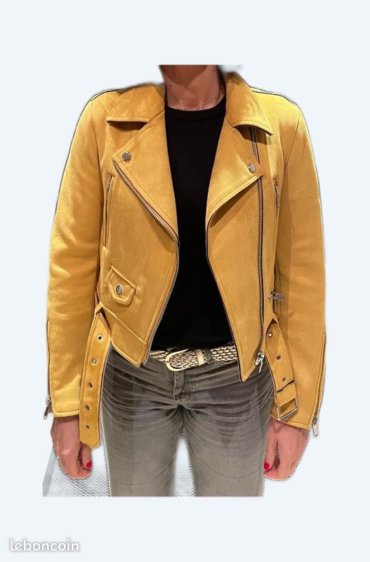 Veste courte en S coloris moutarde Vêtements