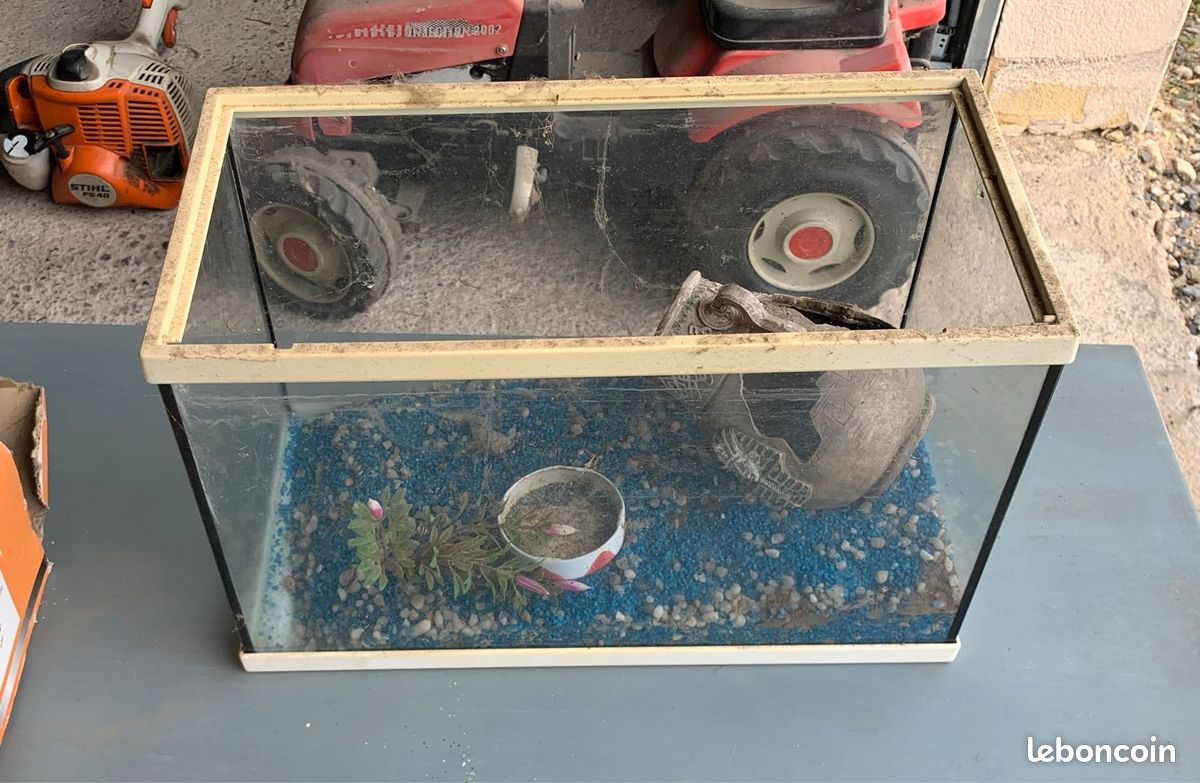 Aquarium 20l + deco (image 1)