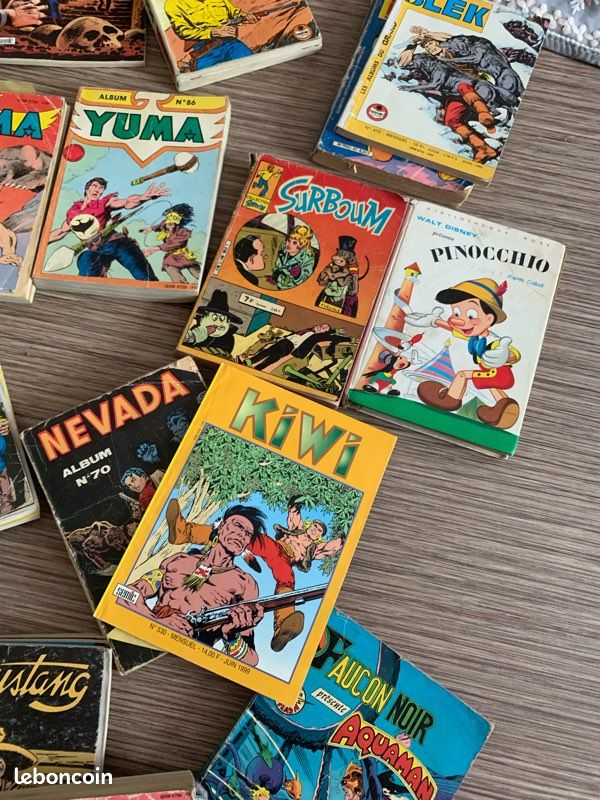 Lot de ~25 BD petits formats vintage - Zembla, Mustang, Yuma, Kiwi, Rodéo (Semic / Lug) (image 4)