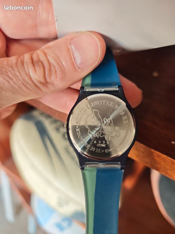 Montre Tintin série limitée et numérotée 1994 (image 3)