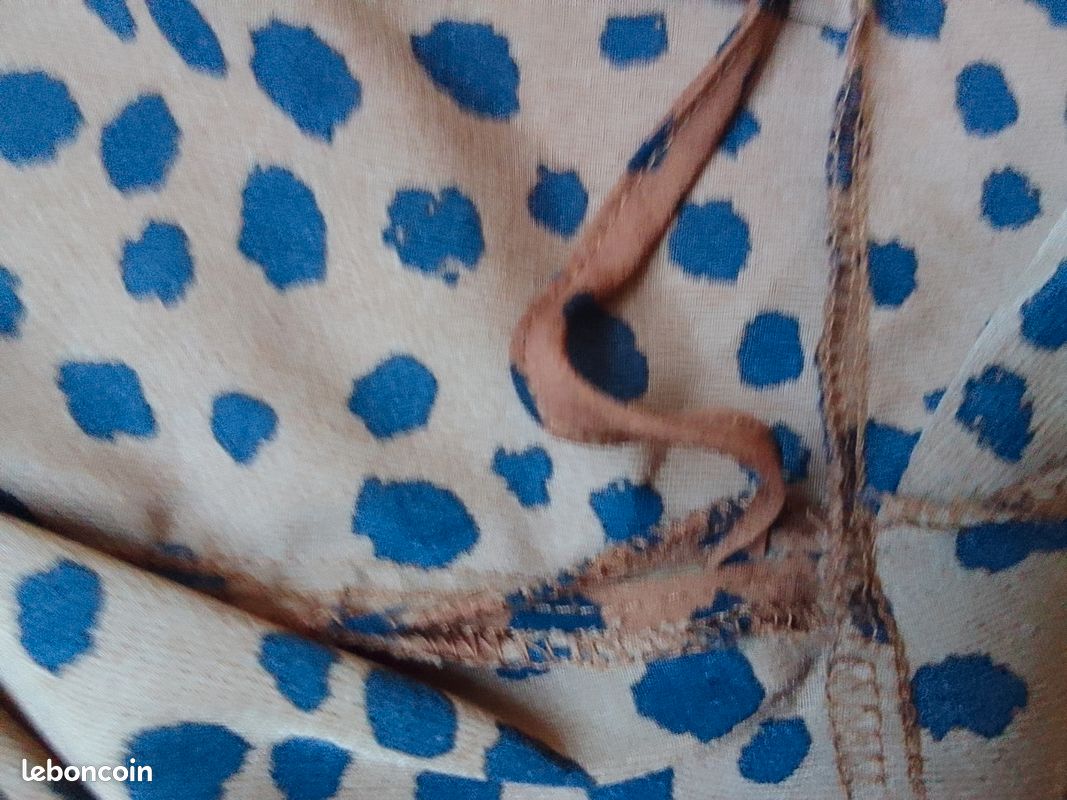Robe longue avec manches longues femme taille 36 imprimé léopard Shein (image 9)
