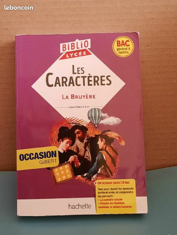 Les Caractères de La Bruyère. Occasion Gilbert (image 1)