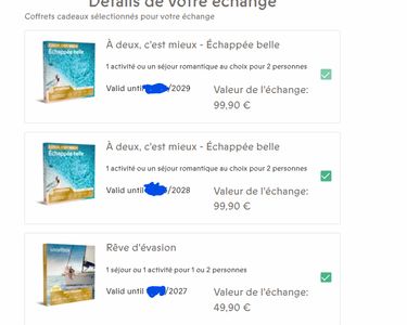 Coffret Cadeau Envie d'évasion