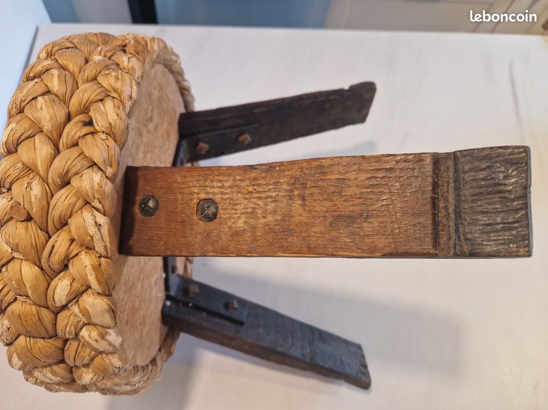 Tabouret AUDOUX MINET tripode (image 7)