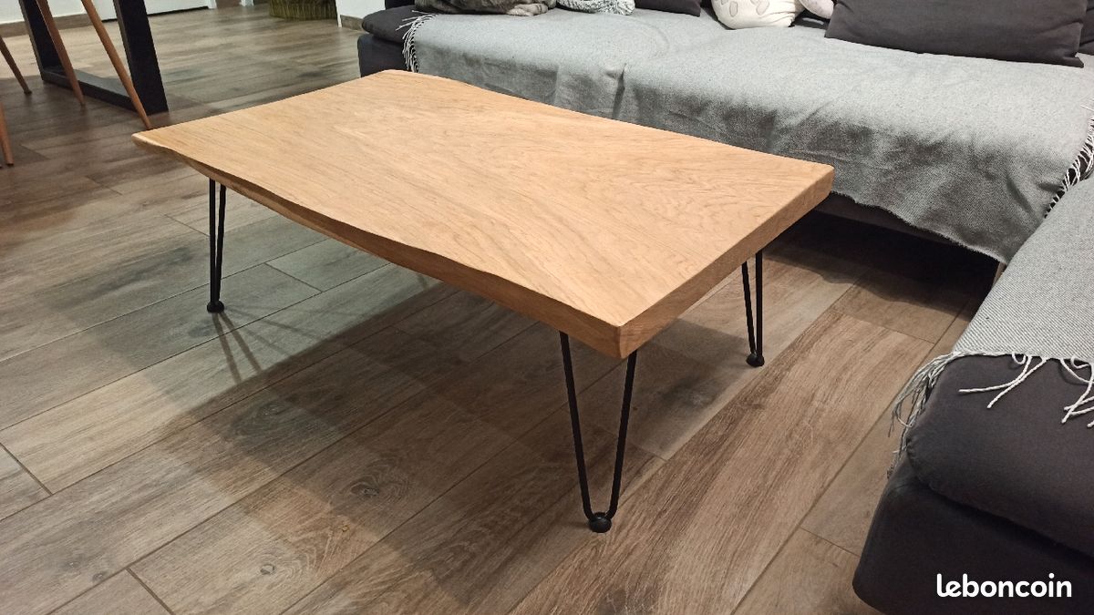 Table basse chêne massif (image 3)