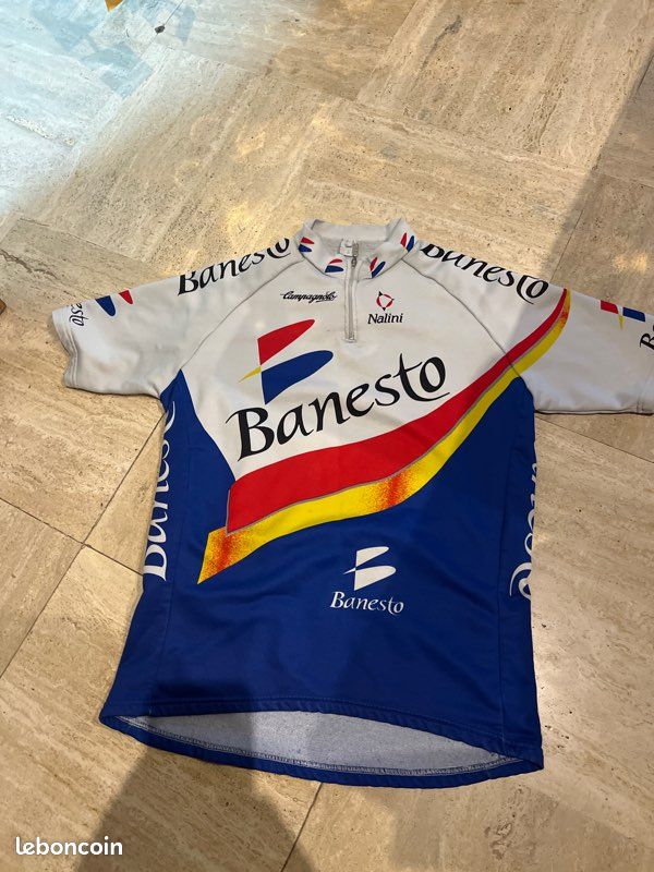 Maillot vélo vintage Banesto Nalini Campagniolo Maillot vélo vintage Banesto Nalini Campagniolo