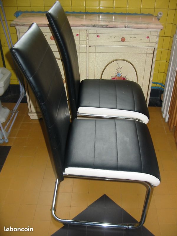 Lot de 2 chaises design (image 2)
