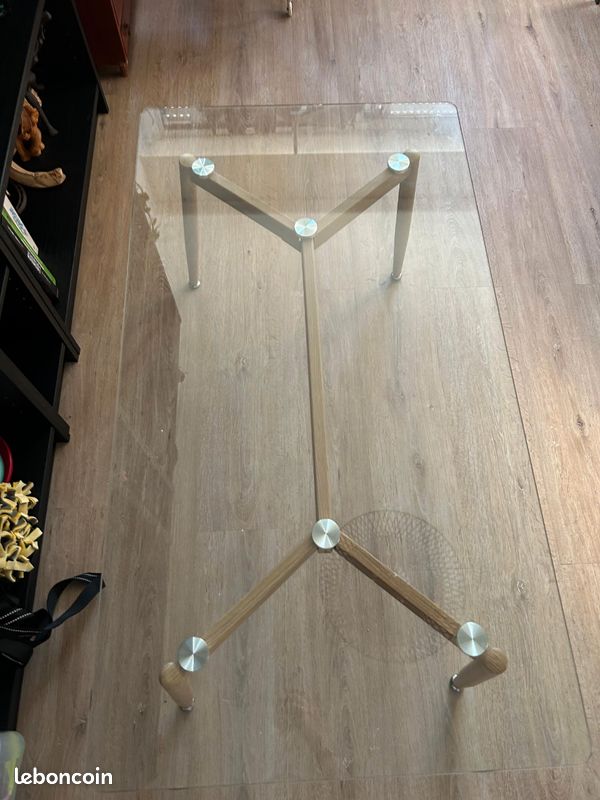 Table basse en verre (image 1)