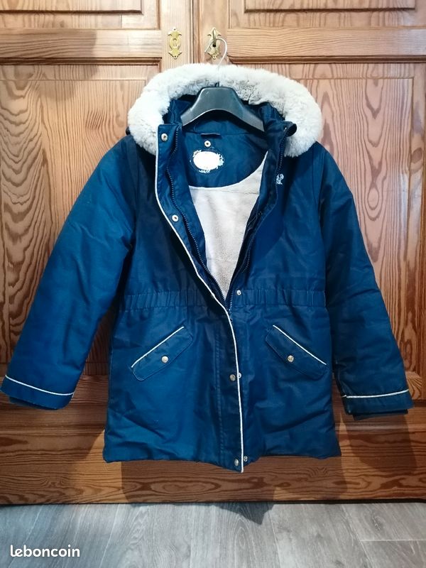 Bleu Marine Sergent Major Veste Fille Parka Fille Mois Bleu Marine