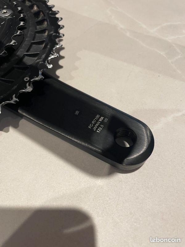 Pédalier Shimano 105 FC-R600 Compact 50/34 – 172,5 Mm Avec Cuvettes Externes, état Très Correct