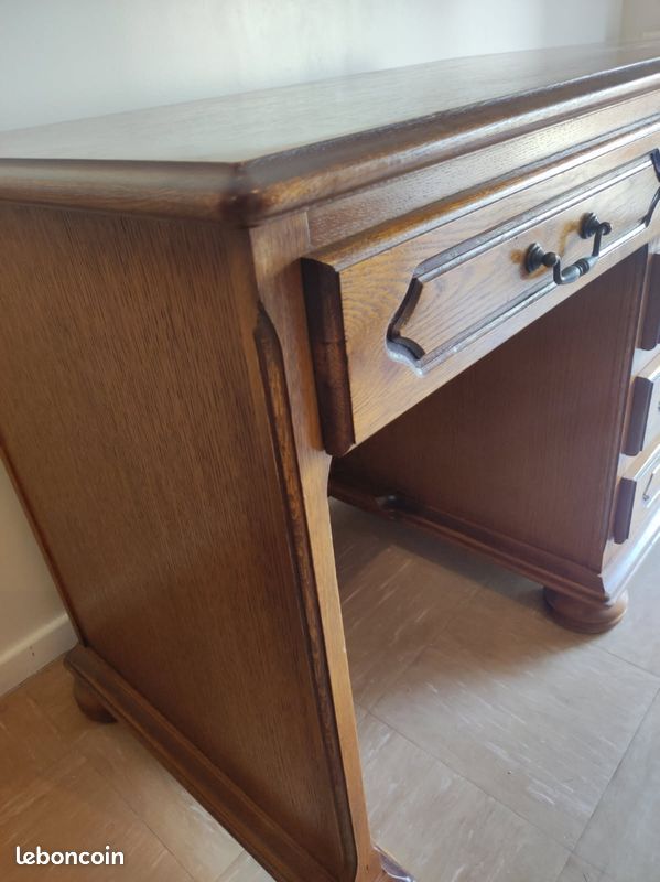 Bureau ministre en bois massif (image 3)