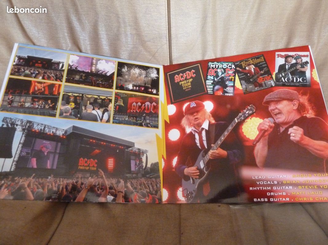 AC DC"don't switch the power"Paris 2024 double vinyle SPLATTER + single (image 3)