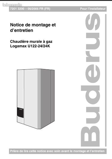 Chaudiere murale gaz logamax u122-24 buderus (image 1)