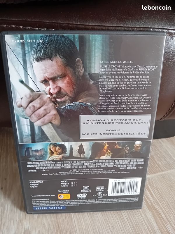 DVD Robin des Bois director's cut/version longue neuf (image 3)